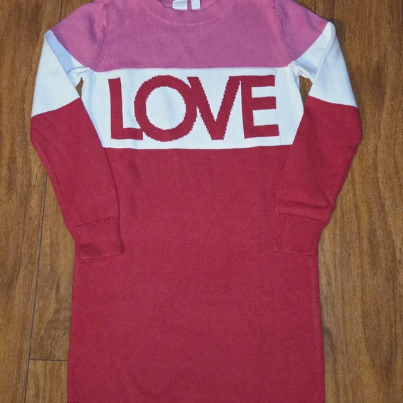 GAP Kids Casual Dress - Red, Pink, White - Picture 1 of 2